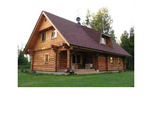 Ferienhaus 'Kalnakriknas' im Ort Lecava