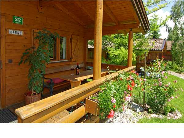 Ferienhaus Chalet Birke im Gartenhotel Rosenhof bei Kitzbühel, Oberndorf bei Kitzbühel, Kitzbüheler Alpen, Tirol, Österreich, Bild 1